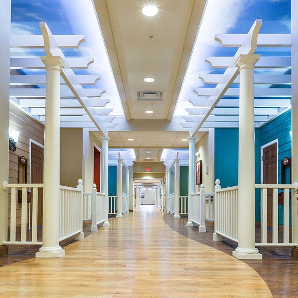 Memory Care Aravilla Sarasota Hallway