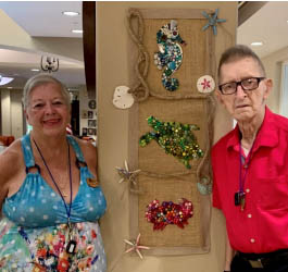 Assisted Living Activity - Tropical arts mosaics