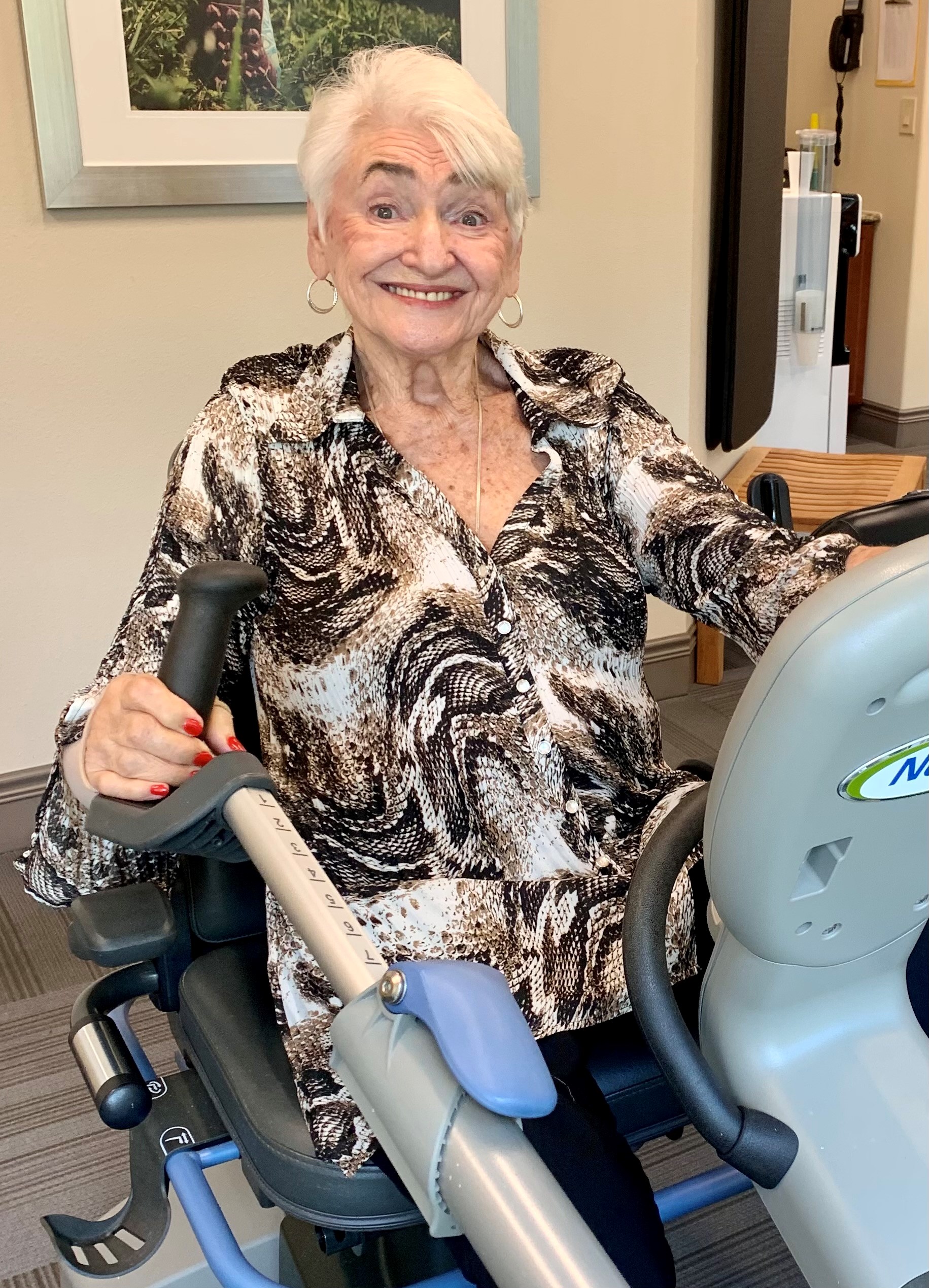 assisted living activities - Joann likes to stay fit