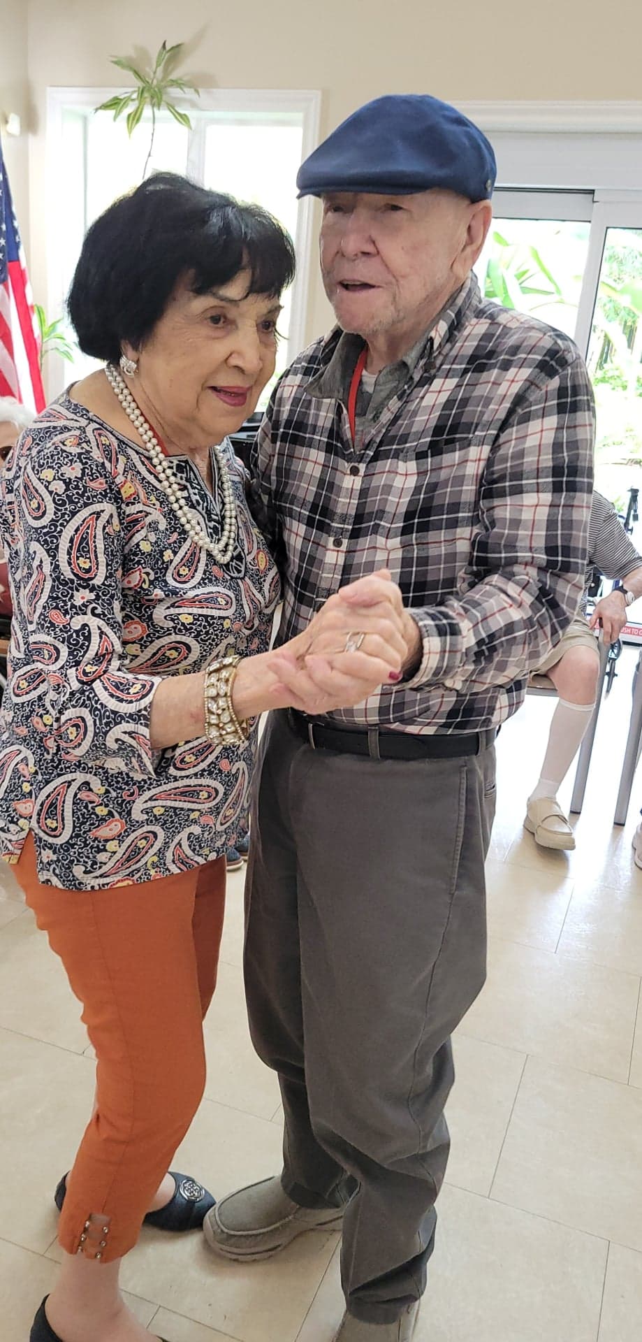 memory care activities - dancing senior couple