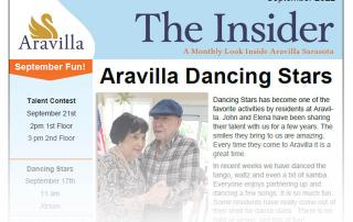 Memory Care Newsletter September 2022 Aravilla Sarasota