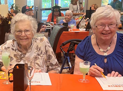 assisted living fun games and cocktails